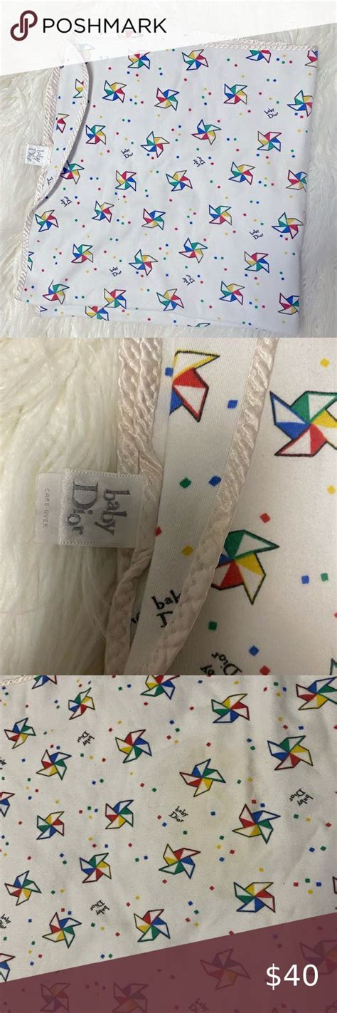 baby dior boy blanket|baby Dior blanket vintage.